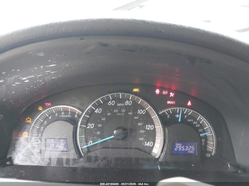 2012 TOYOTA CAMRY SEDAN 2.5L I-4 DOHC, VVT, 178HP