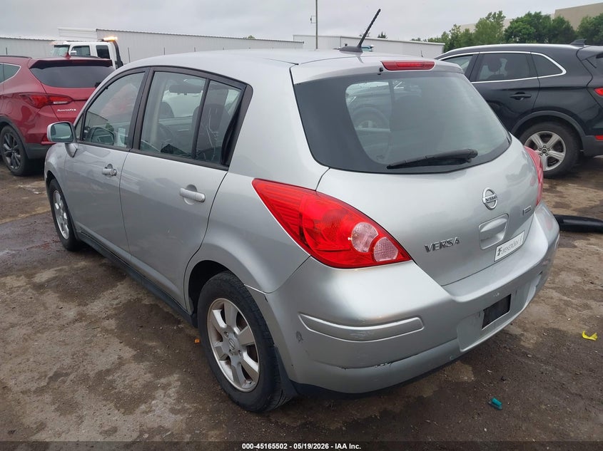 2012 Nissan Versa 1.8 1.8 S silver Lot 111045165502 Vin 3N1BC1CP7CK814807