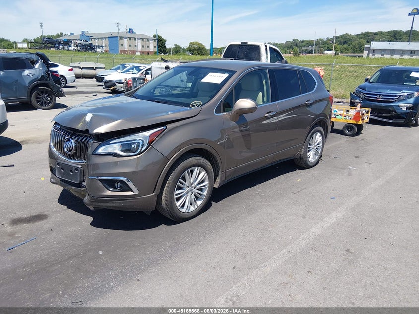 Vin: lrbfxasa6hd242991, lot: 45663232, buick envision preferred 20172
