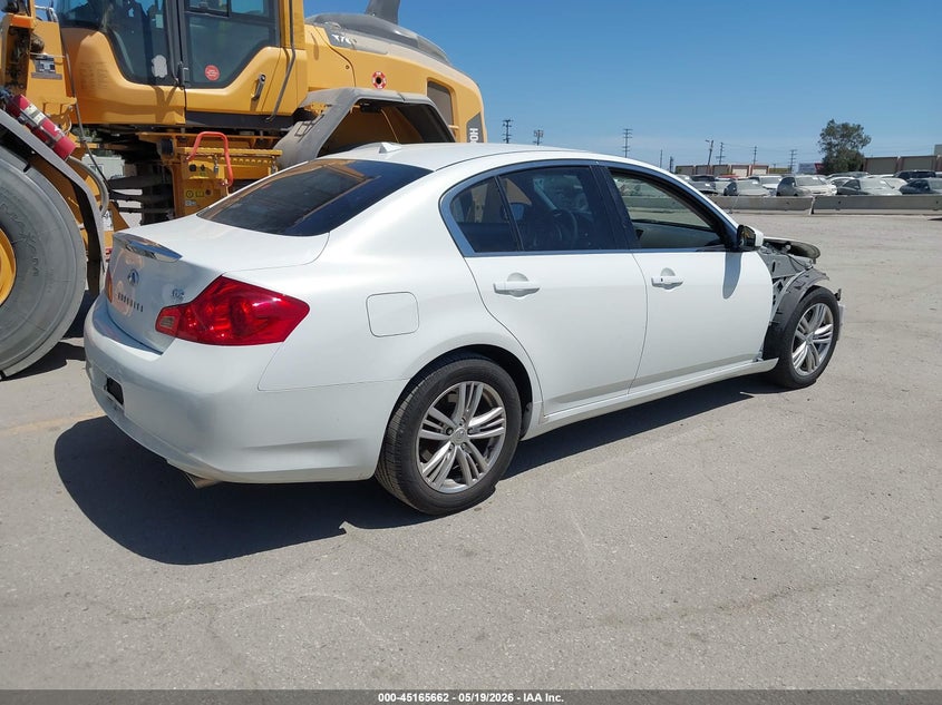 Vin: jn1dv6ap1cm700336, lot: 45663326, infiniti g25 journey 20124