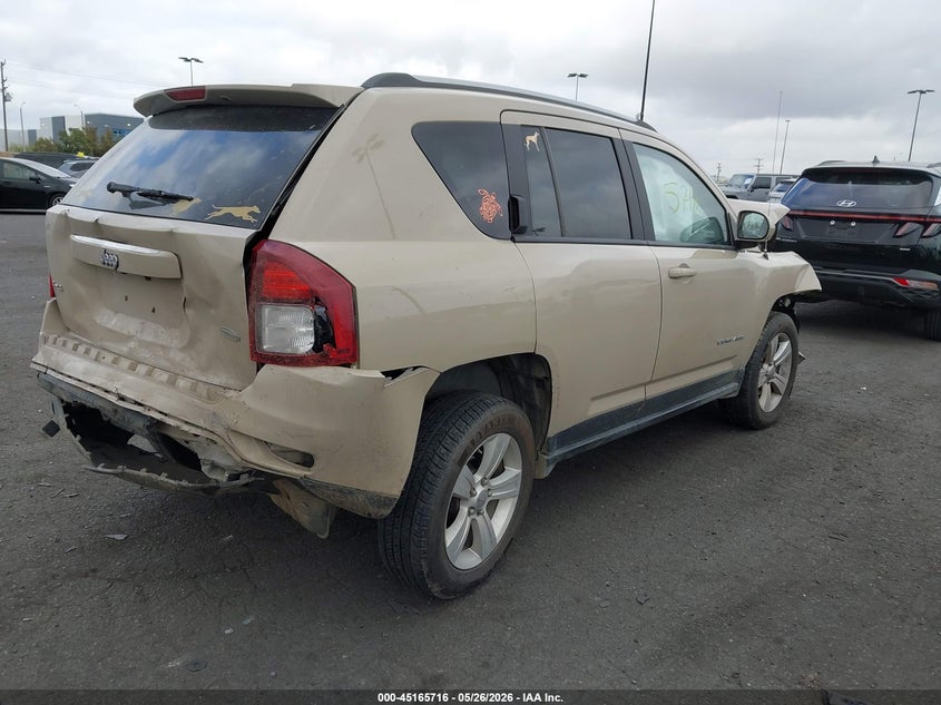 Vin: 1c4njdeb5hd208965, lot: 45663380, jeep compass latitude 4x4 20174