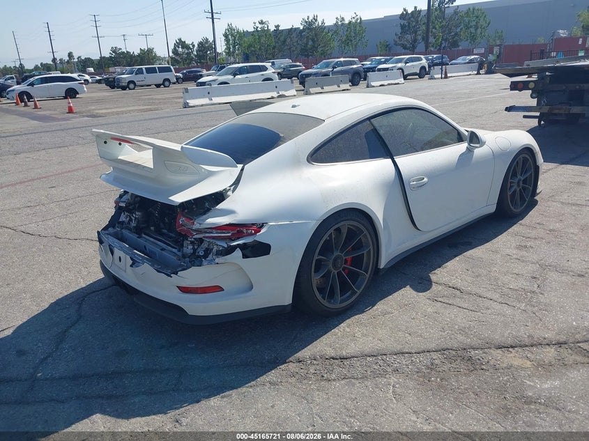 Vin: wp0ac2a95es183430, lot: 45663385, porsche 911 gt3 20144