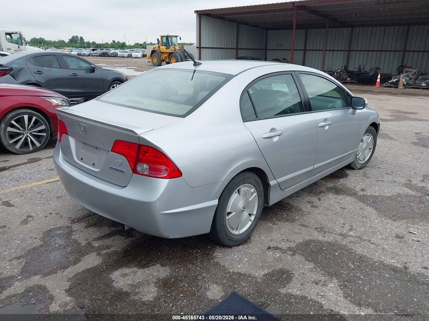 2007 HONDA CIVIC HYBRID auction photo 4