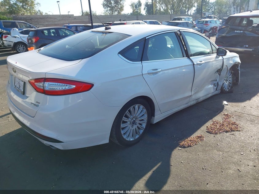 Vin: 3fa6p0lu7gr166407, lot: 45663408, ford fusion hybrid se 20164