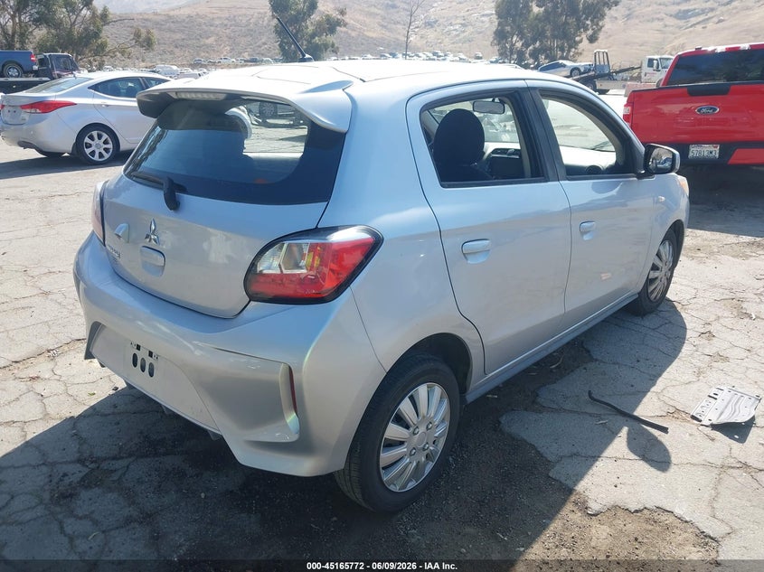 2021 MITSUBISHI MIRAGE auction photo 4