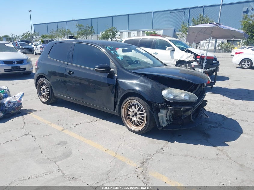 2012 Volkswagen Golf 2.5 2.5L 2-Door black Lot 111045165867 Vin WVWBB7AJ9CW171012