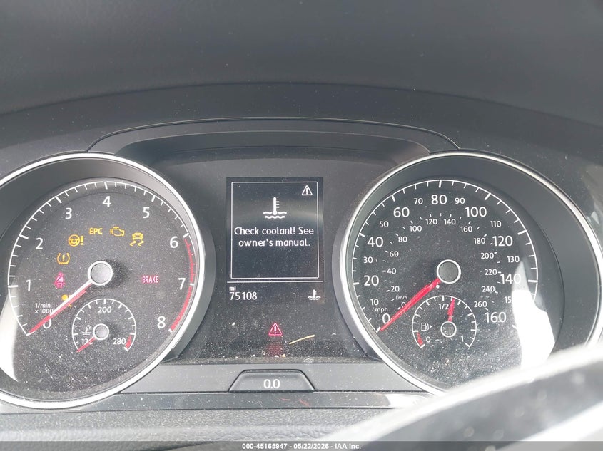 2018 VOLKSWAGEN GOLF auction photo 7