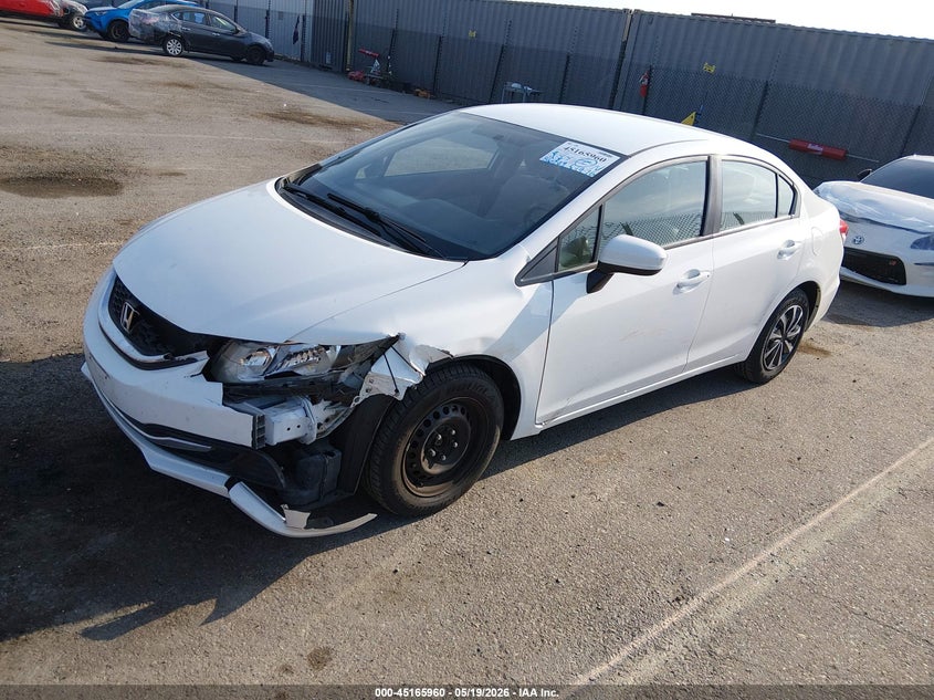 2014 Honda Civic Lx 19XFB2F51EE015673 photo 1