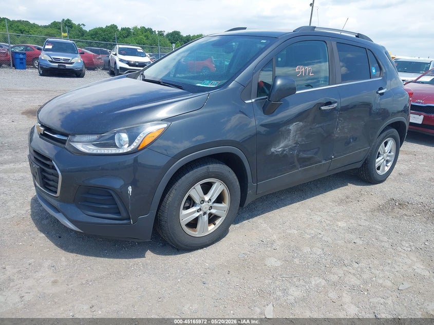 Vin: 3gncjlsb4hl239227, lot: 45663636, chevrolet trax lt 20172