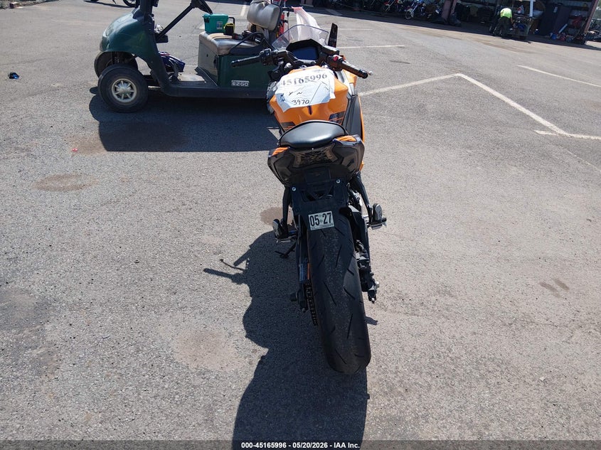 2025 Kawasaki Ex650 P VIN: ML5EXEP19SDAG4118 Lot: 45165996