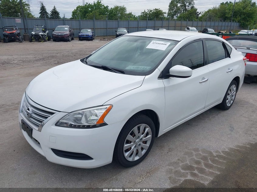 3N1AB7AP0FY355321 2015 NISSAN SENTRA S photo 1