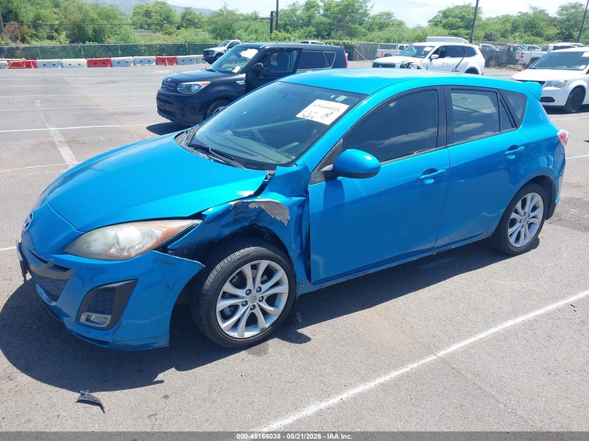 Vin: jm1bl1h52a1258148, lot: 45663702, mazda mazda3 s sport 20102