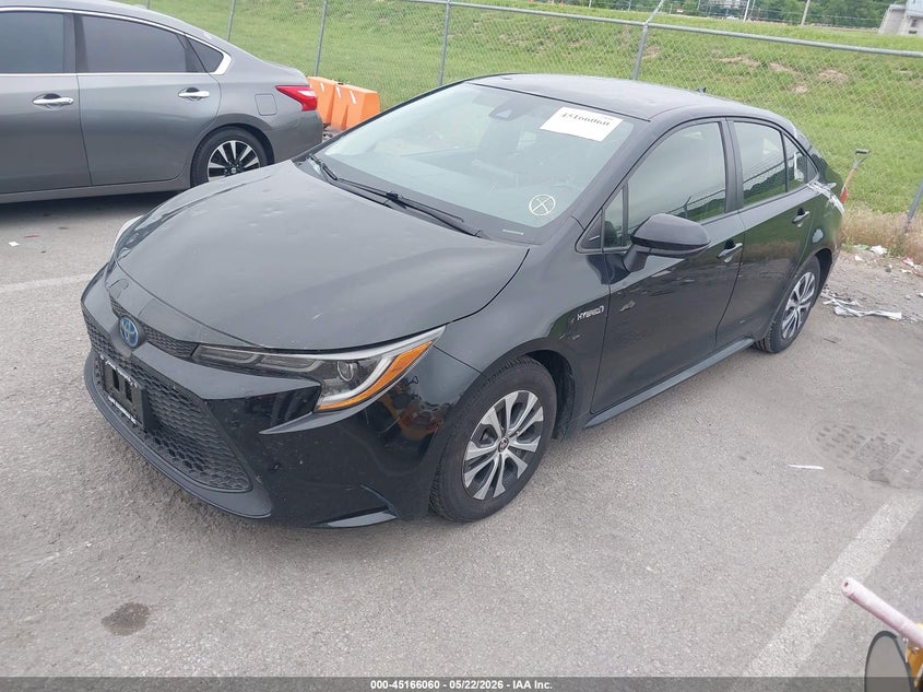 2021 Toyota Corolla Hybrid Le JTDEAMDE2MJ003837 photo 1