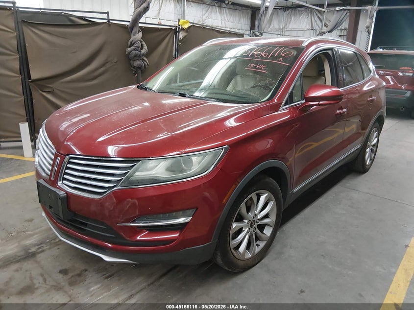 Vin: 5lmcj1a92fuj20518, lot: 45663780, lincoln mkc 20152