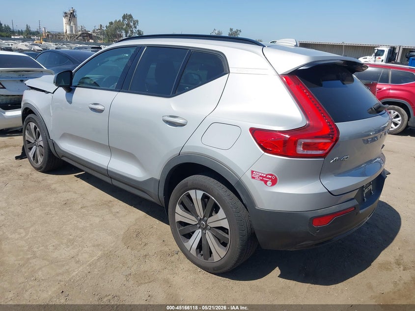 Vin: yv4ed3uk7p2069884, lot: 45663782, volvo xc40 recharge pure electric twin core 20233