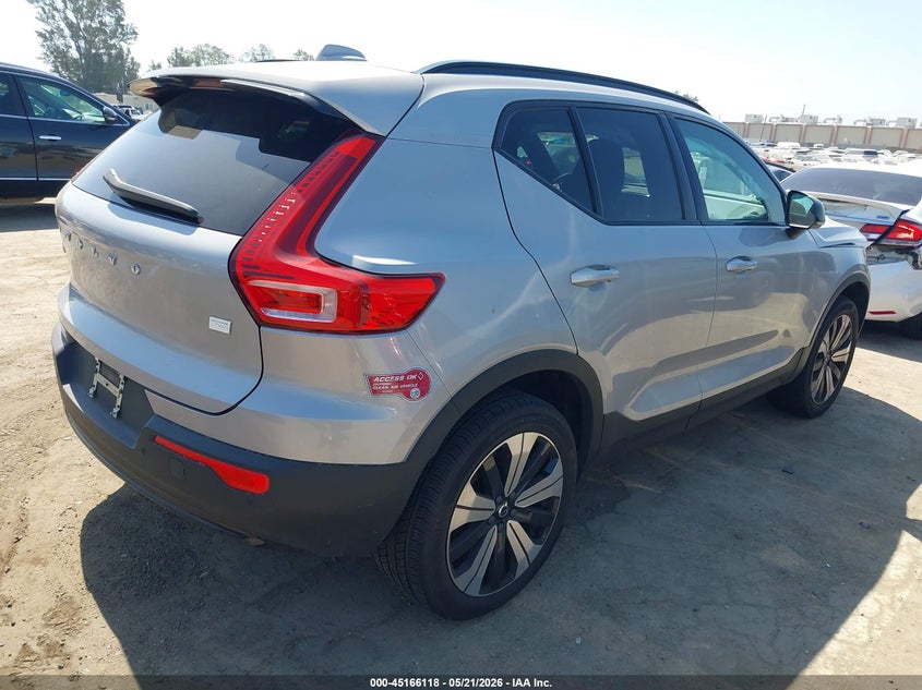 Vin: yv4ed3uk7p2069884, lot: 45663782, volvo xc40 recharge pure electric twin core 20234