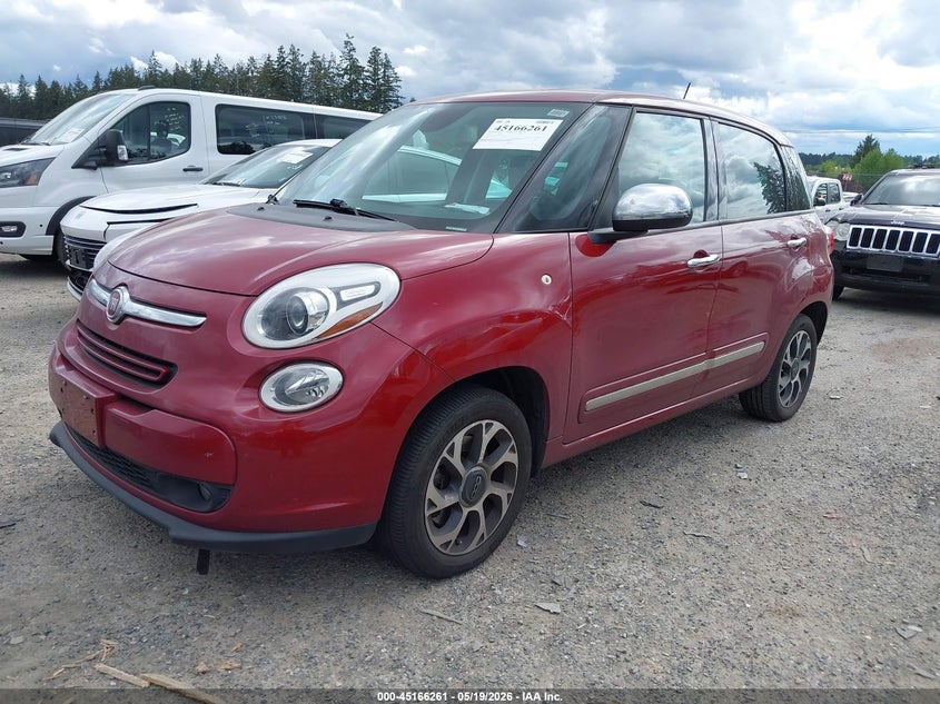 Vin: zfbcfach2ez017262, lot: 45663925, fiat 500l lounge 20142