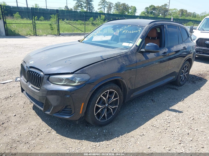 Vin: 5ux53dp01n9m86877, lot: 45663939, bmw x3 xdrive30i 20222