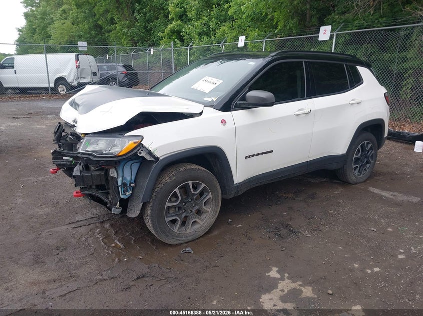 Vin: 3c4njddb5kt721166, lot: 45664074, jeep compass trailhawk 4x4 20192