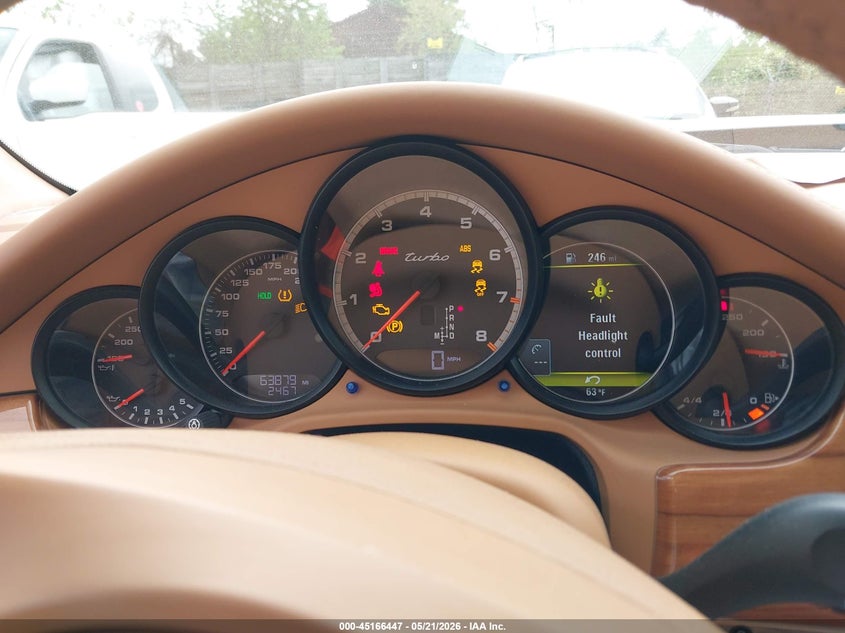 2012 Porsche Panamera Turbo VIN: WP0AC2A71CL091074 Lot: 45166447