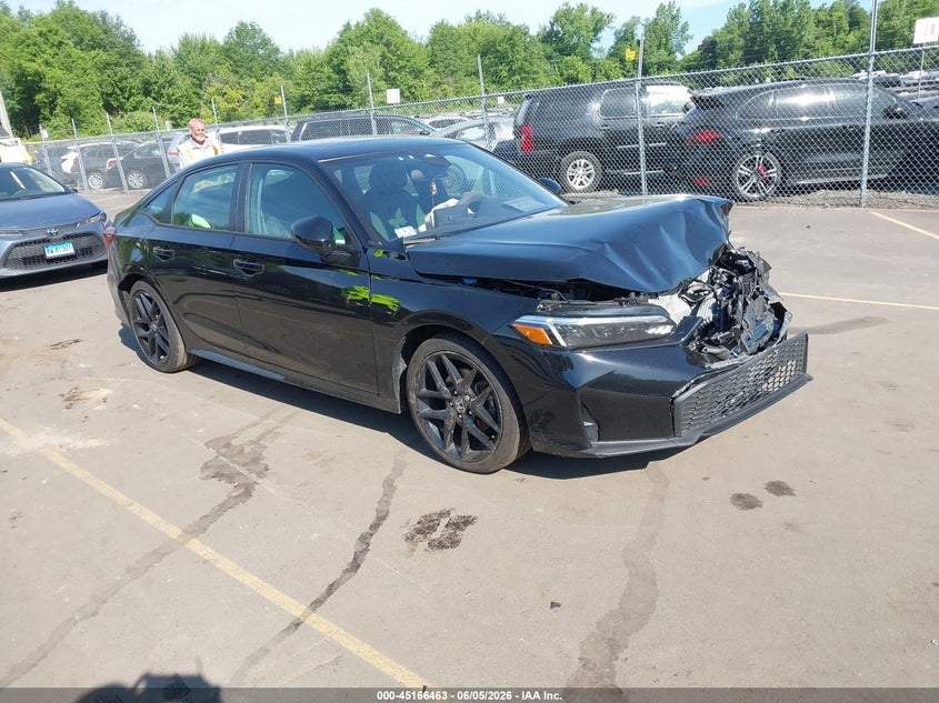 Vin: 2hgfe4f85sh333696, lot: 45664149, honda civic hybrid 2025 img_1