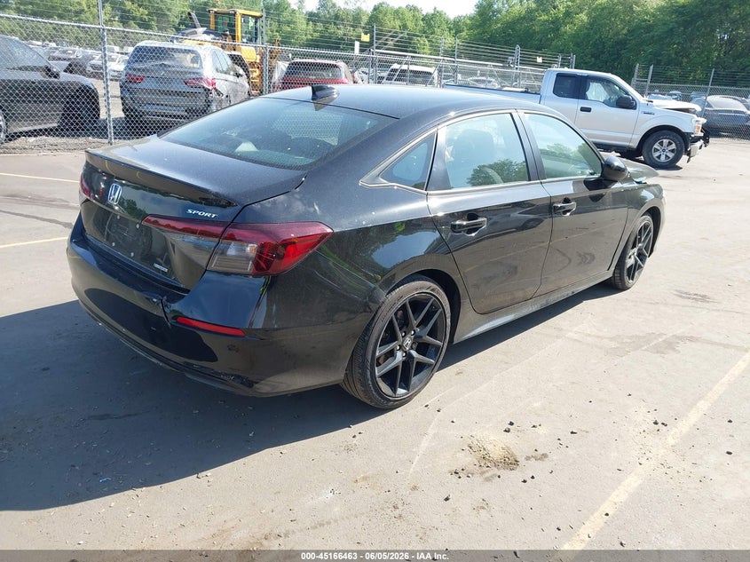 Vin: 2hgfe4f85sh333696, lot: 45664149, honda civic hybrid 20254