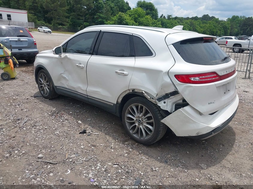Vin: 5lmcj1a93fuj30250, lot: 45664213, lincoln mkc 20153
