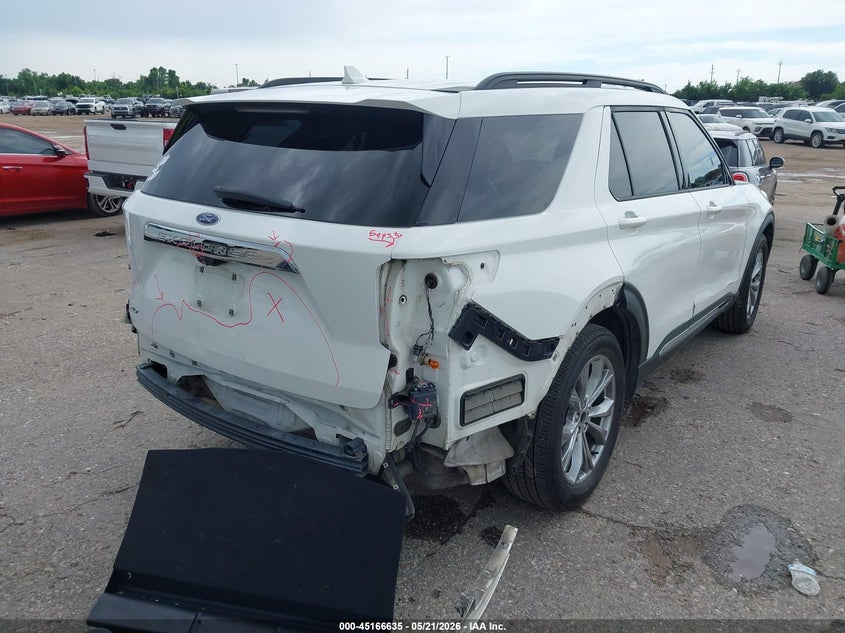 Vin: 1fmsk7dh2mgb01481, lot: 45664321, ford explorer xlt 20214