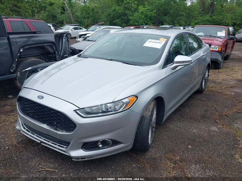 2015 Ford Fusion Titanium 3FA6P0K92FR268483 photo 1