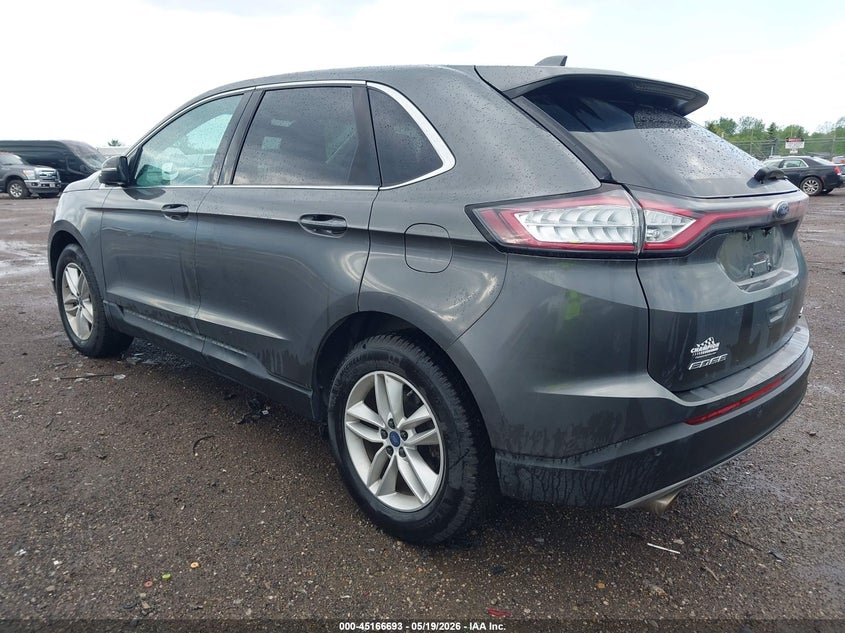 Vin: 2fmtk4j84fbc31831, lot: 45664379, ford edge sel 20153