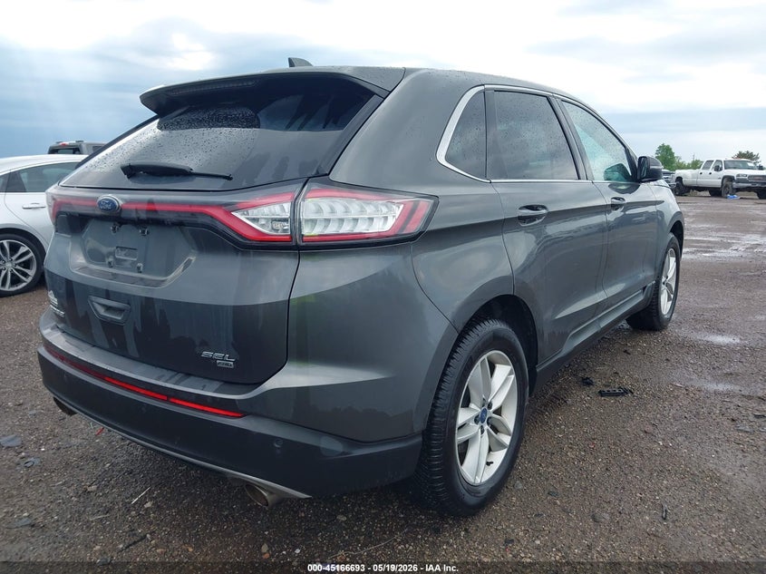 Vin: 2fmtk4j84fbc31831, lot: 45664379, ford edge sel 20154