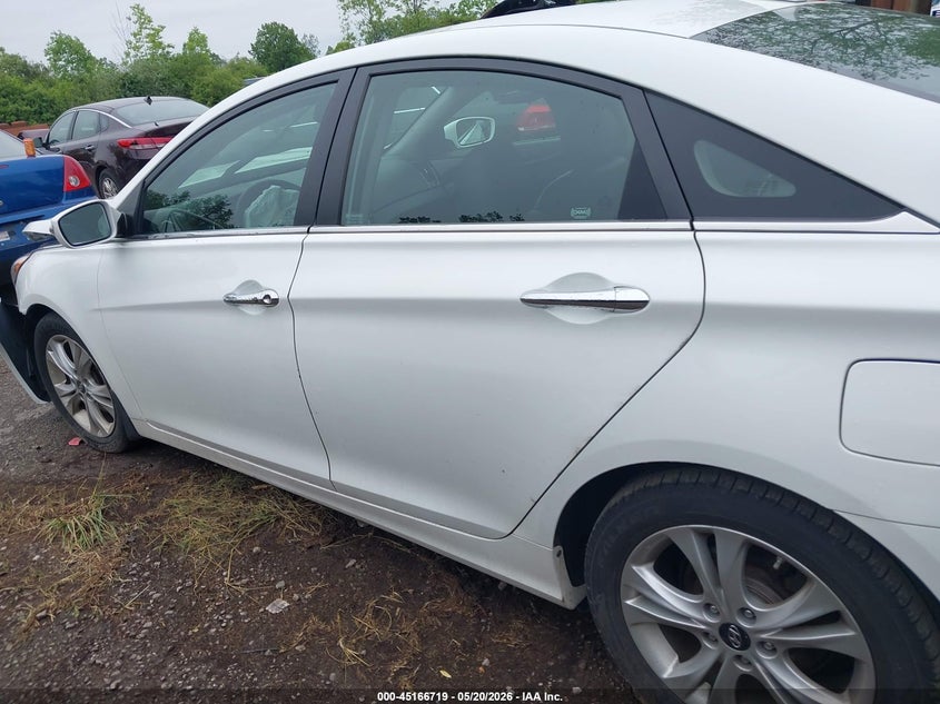 2011 Hyundai Sonata 2.4 Limited white Lot 111045166719 Vin 5NPEC4AC1BH260409