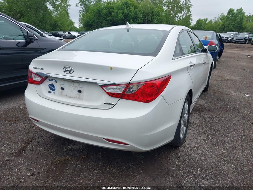 2011 Hyundai Sonata 2.4 Limited white Lot 111045166719 Vin 5NPEC4AC1BH260409
