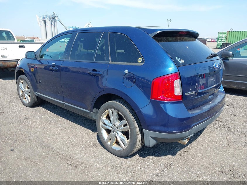 2012 Ford Edge 3.5 Sel blue Lot 111045166865 Vin 2FMDK4JC6CBA76039