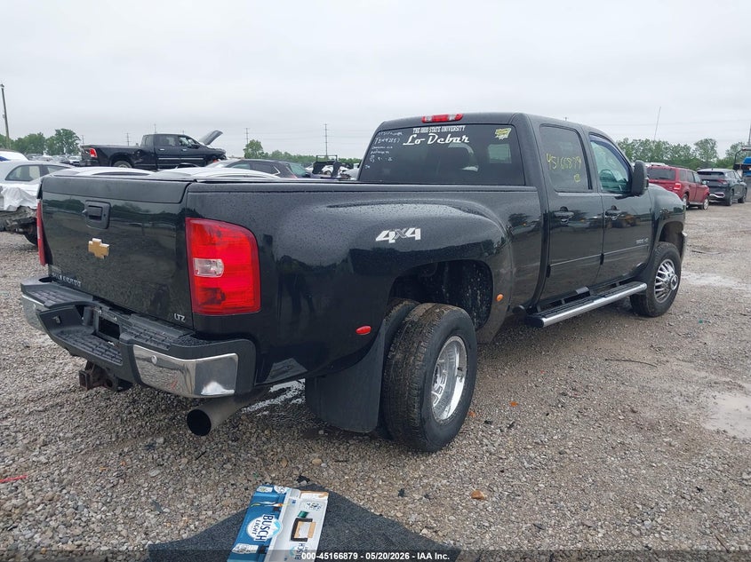 2012 Chevrolet Silverado 3500Hd Ltz black Lot 111045166879 Vin 1GC4K1C83CF224092