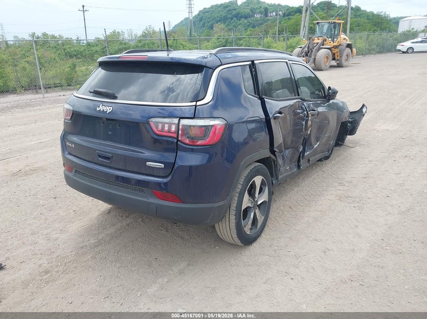 Vin: 3c4njdbb2jt185746, lot: 45664687, jeep compass latitude 4x4 20184