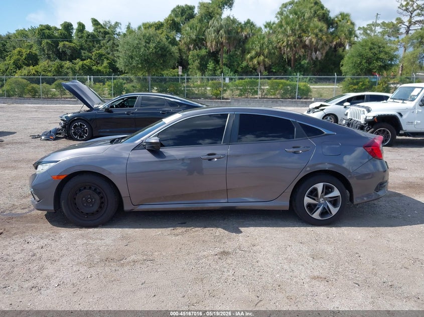 VIN 19XFC2F63KE037658 2019 HONDA CIVIC LX