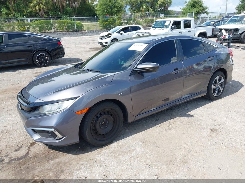 2019 Honda Civic Lx 19XFC2F63KE037658 photo 1