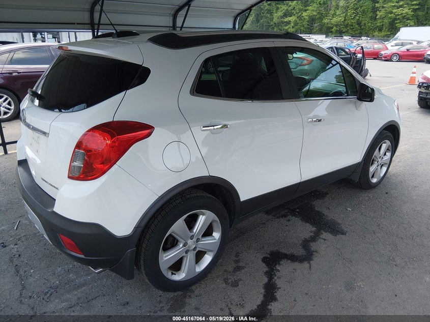 Vin: kl4cjasb3gb638542, lot: 45664750, buick encore 20164
