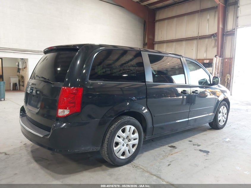 Vin: 2c4rdgbg3hr834845, lot: 45664764, dodge grand caravan se 20174