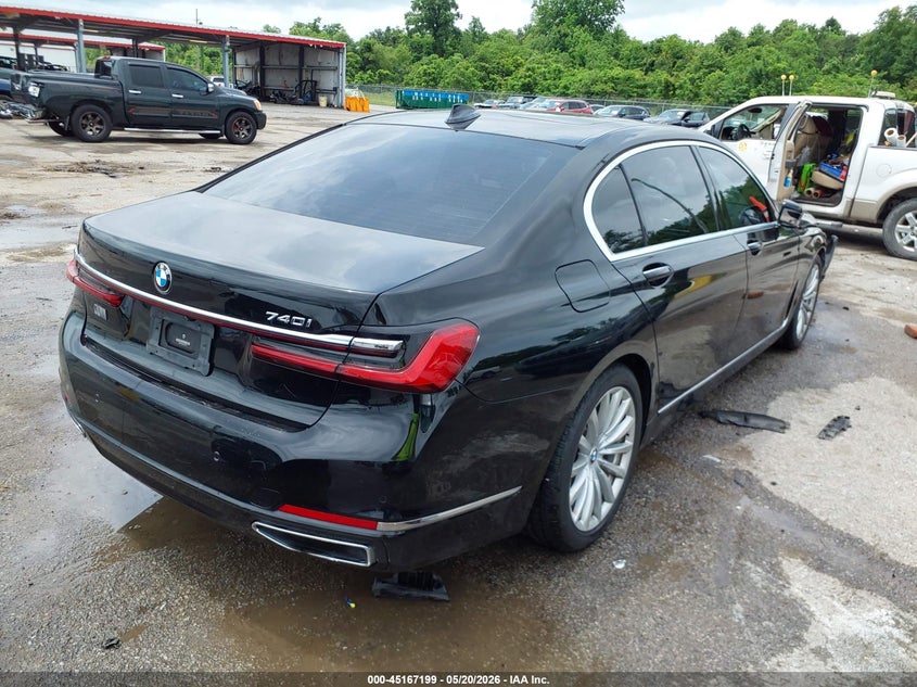 Vin: wba7t2c09lce09713, lot: 45664885, bmw 740i 20204