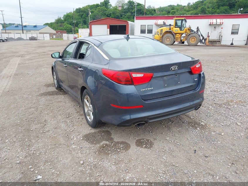 Vin: 5xxgm4a72fg364143, lot: 45664896, kia optima lx 20153