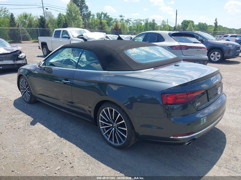 Vin: wauyngf55kn010624, lot: 45664939, audi a5 45 premium 20193