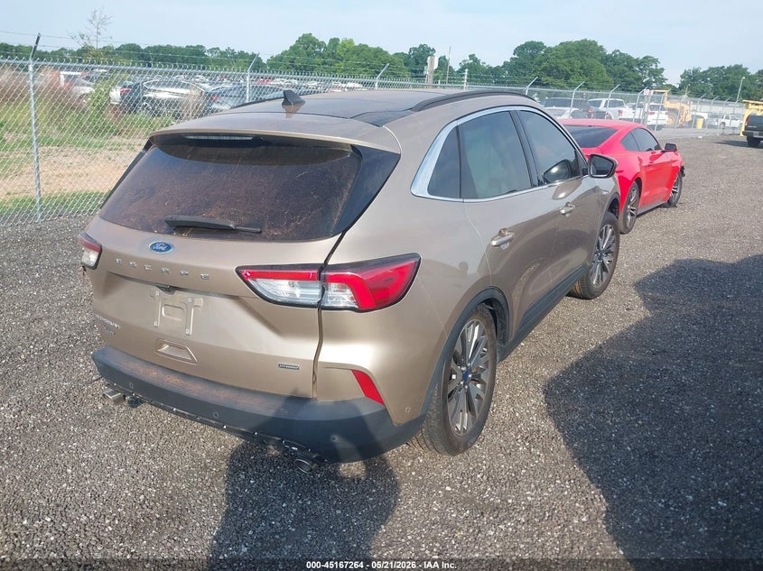 Vin: 1fmcu0dz5luc40258, lot: 45664951, ford escape titanium hybrid 20204