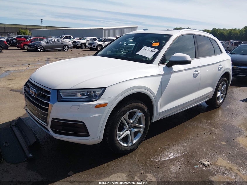 Vin: wa1anafy9j2169703, lot: 45664975, audi q5 2.0t premium/2.0t tech premium 20182