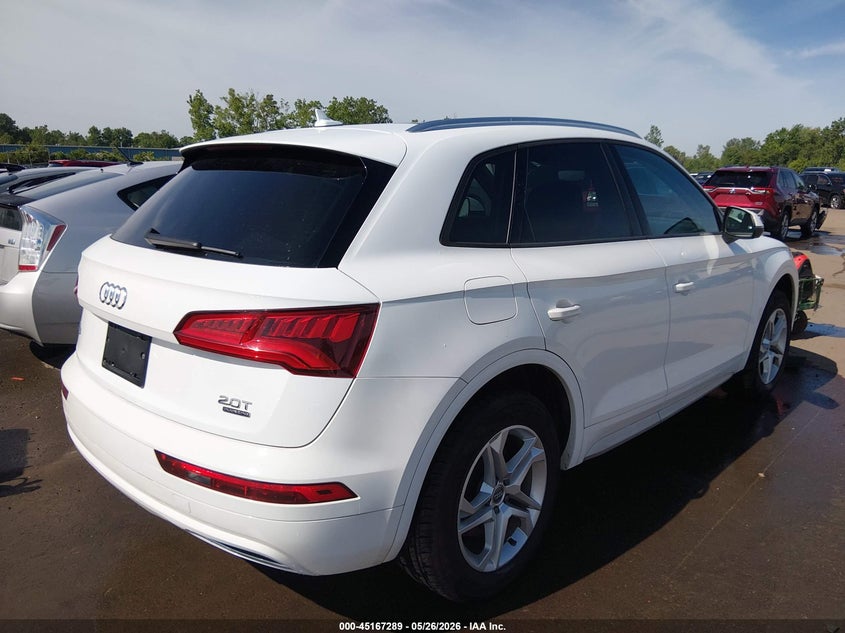 Vin: wa1anafy9j2169703, lot: 45664975, audi q5 2.0t premium/2.0t tech premium 20184