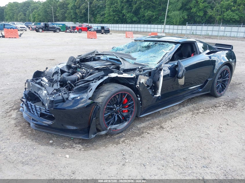 Vin: 1g1yt2d64j5600554, lot: 45665014, chevrolet corvette z06 20182