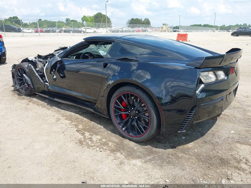 Vin: 1g1yt2d64j5600554, lot: 45665014, chevrolet corvette z06 20183