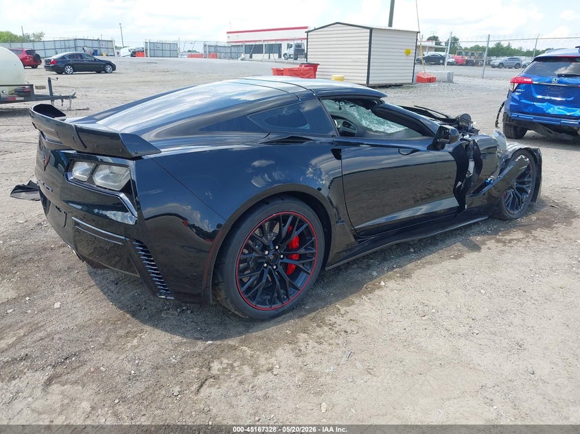 Vin: 1g1yt2d64j5600554, lot: 45665014, chevrolet corvette z06 20184