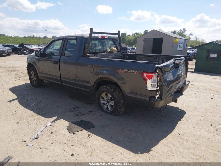 Vin: 1ftex1epxfke45162, lot: 45665027, ford f-150 xl 20153